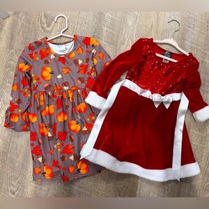 Toddler Holiday Dresses (Both)